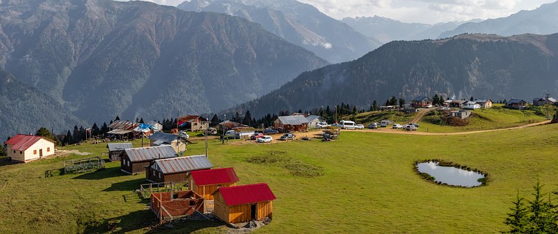 Plateau, Ansicht, Natur, Berge, Wald