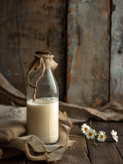 Free ai generated milk nature illustration