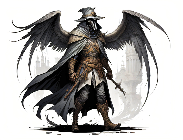 Free ai generated plague doctor plague illustration