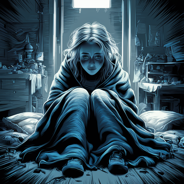 Download free HD stock image of Ai Generated Girl Free ai generated girl sad illustration