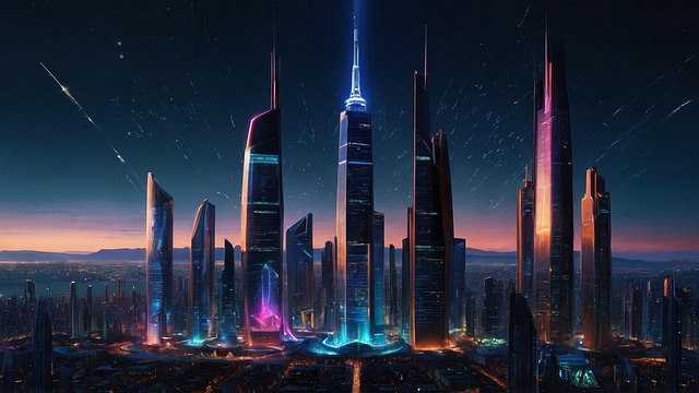 Download free HD stock image of Ai Generated City Free ai generated city futuristic illustration