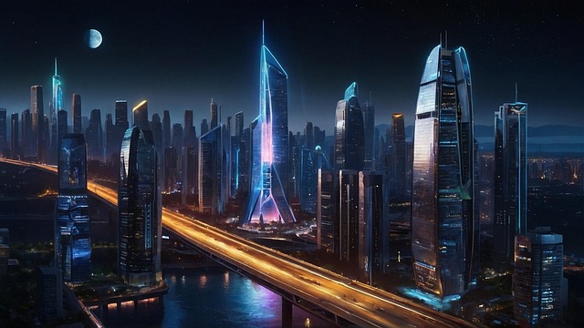 Download free HD stock image of Ai Generated City Free ai generated city futuristic illustration