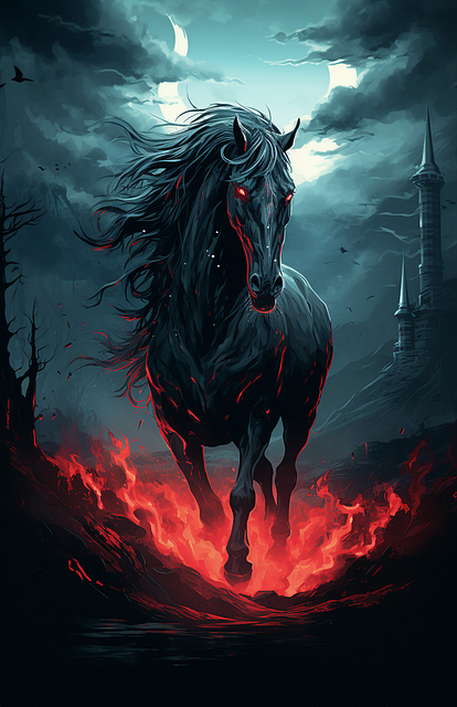 Free Ai Generated Horse illustration and picture