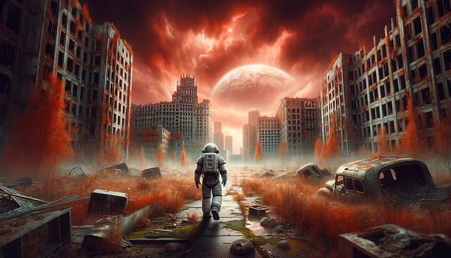 Free Science Fiction Astronaut illustration and picture