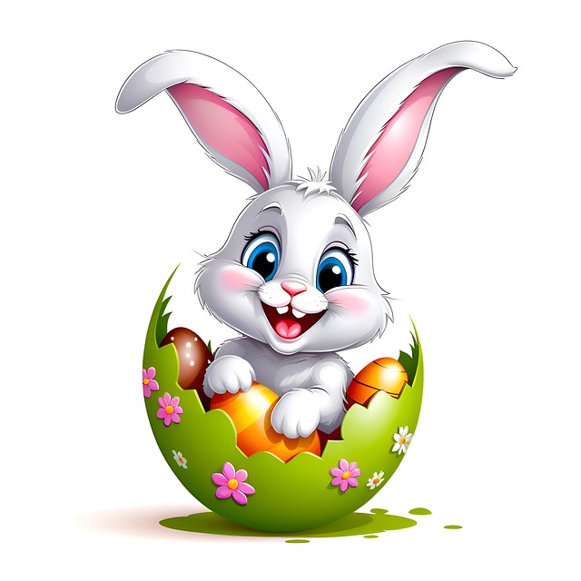Free ai generated easter bunny rabbit illustration