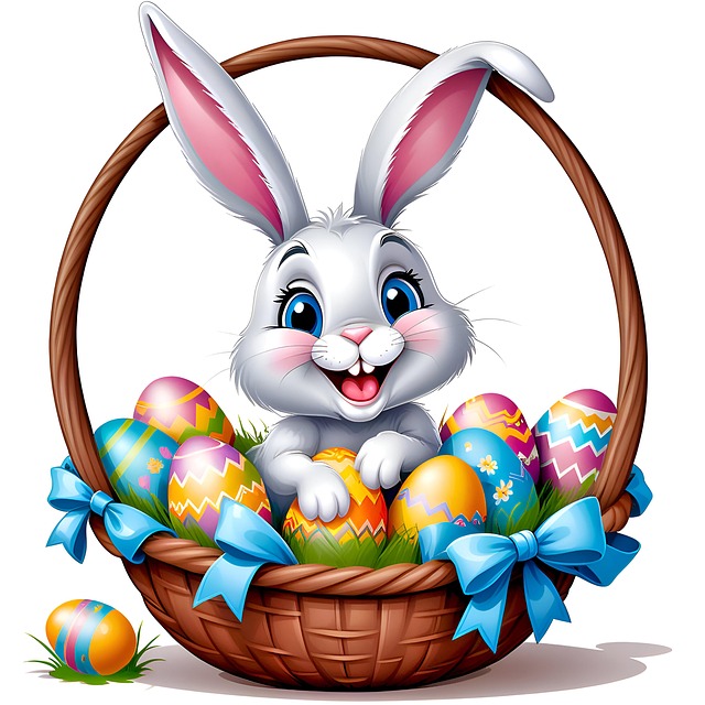 Free ai generated easter bunny rabbit illustration