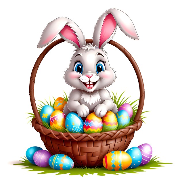 Free ai generated easter bunny rabbit illustration