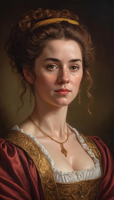Free ai generated woman face illustration