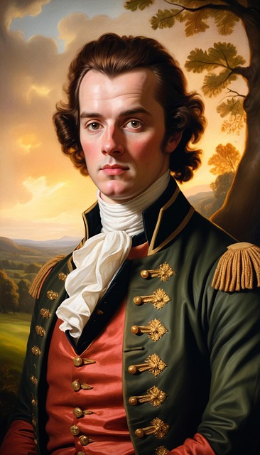 Free ai generated man eighteenth century illustration