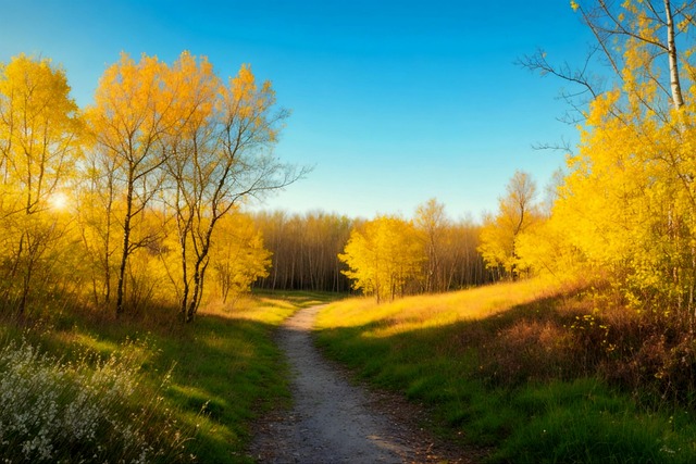 Download free HD stock image of Spring Forest Free spring forest forest path illustration