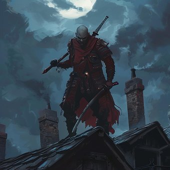 Free Ai Generated Vampire illustration and picture