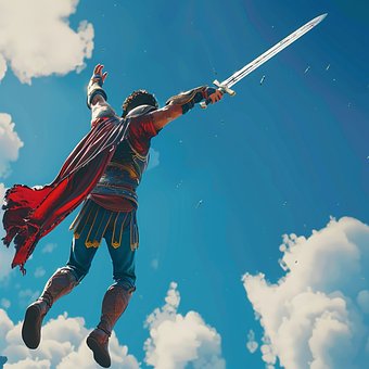 Free Ai Generated Superman illustration and picture