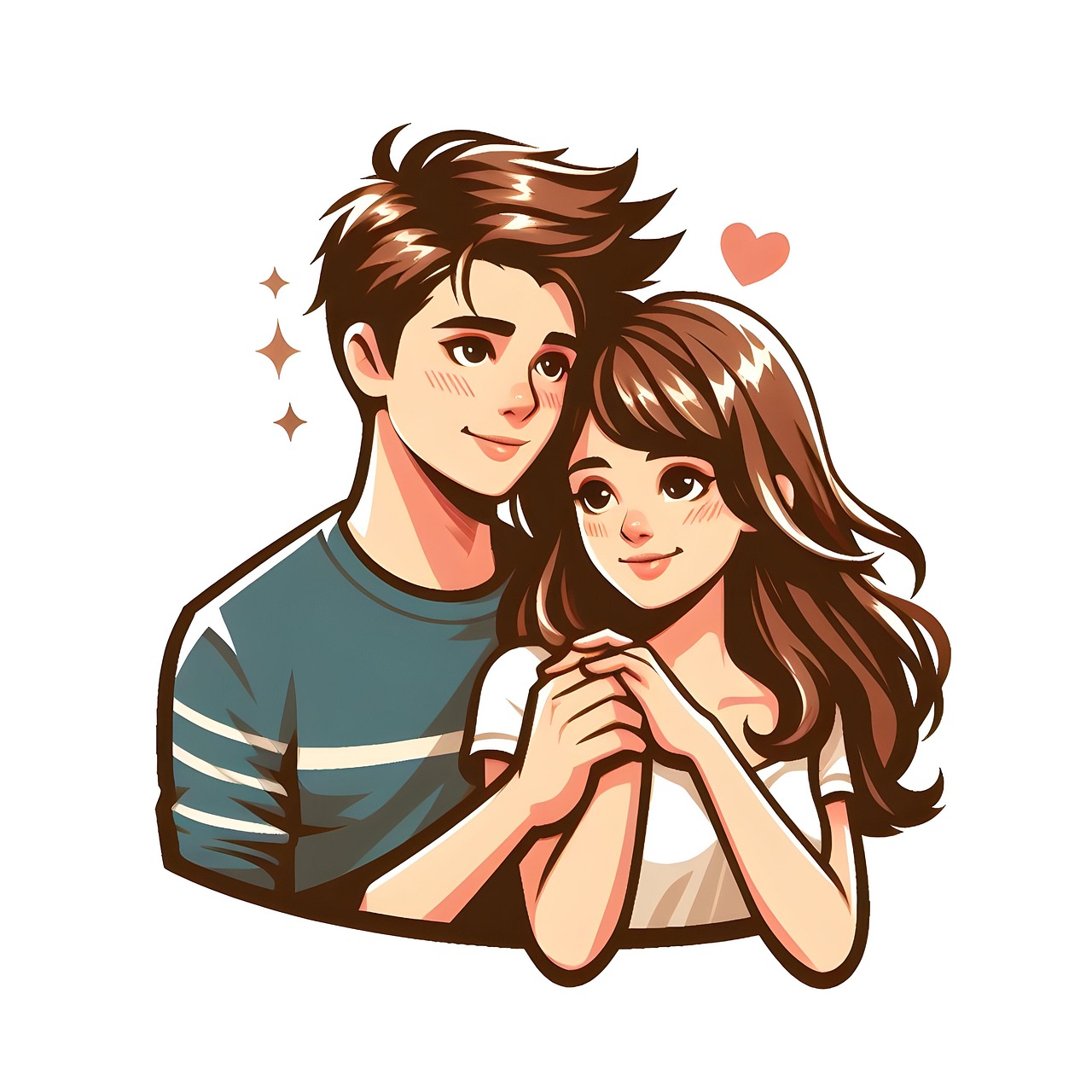 Download Ai Generated, Couple, Love. Royalty-Free Stock Illustration ...