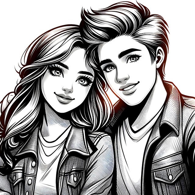 Download Ai Generated, Couple, Love. Royalty-Free Stock Illustration ...