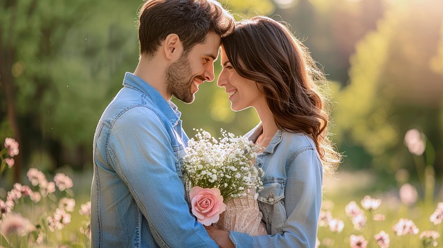 Free ai generated nature couple illustration