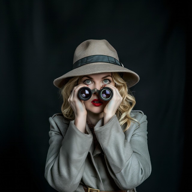 Free ai generated woman detective illustration