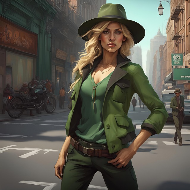 Download free HD stock image of Ai Generated Woman Free ai generated woman lady luck illustration