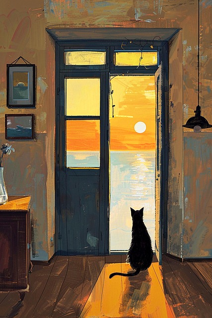 Free ai generated animal vintage art illustration