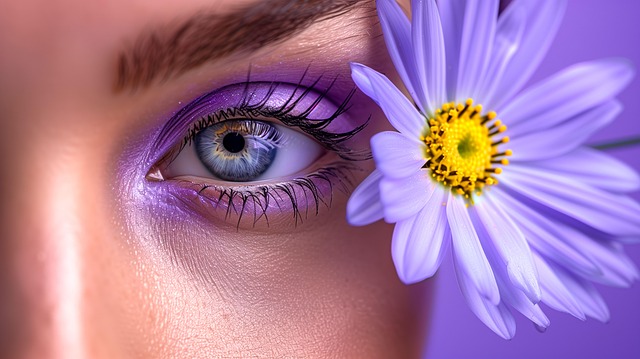 Free ai generated woman purple illustration