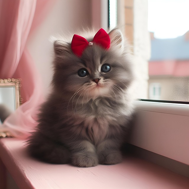 Free ai generated kitten cat illustration