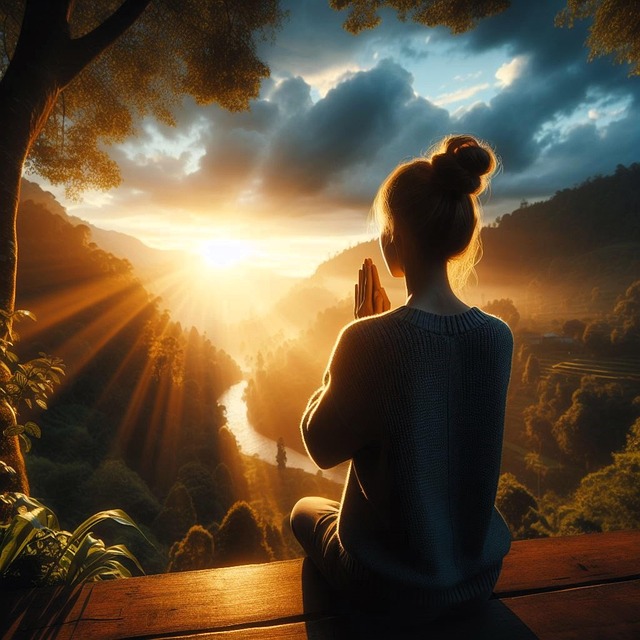 Free ai generated pray praying illustration
