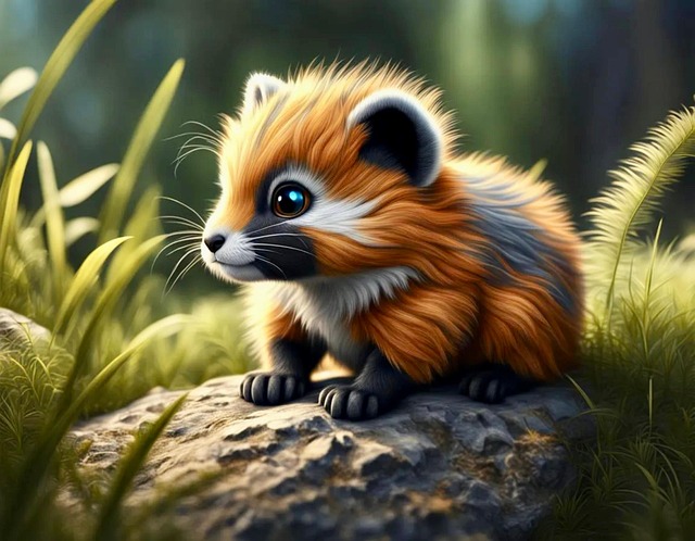 Free ai generated cute woolly illustration