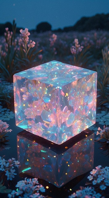 Free ai generated cube nature illustration