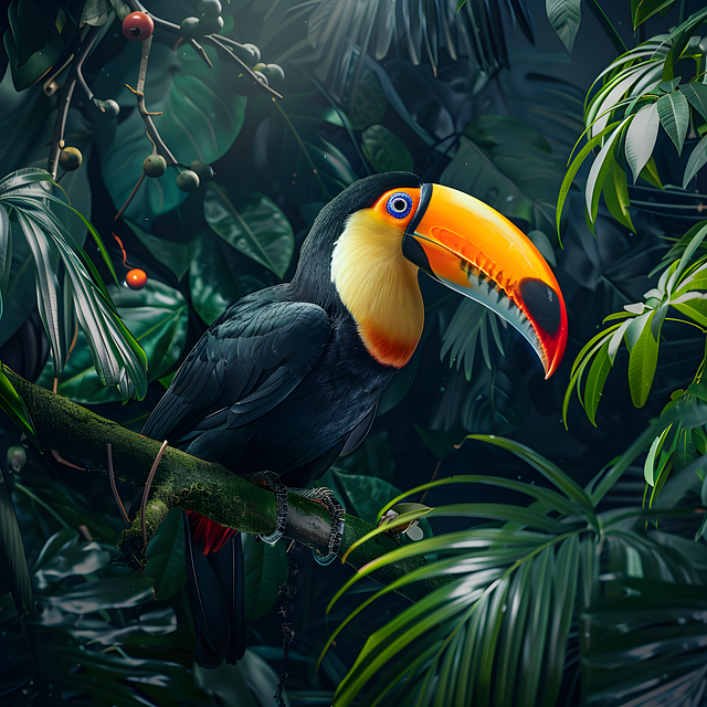 Free ai generated toucan bird illustration
