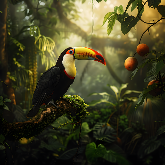 Free ai generated toucan bird illustration