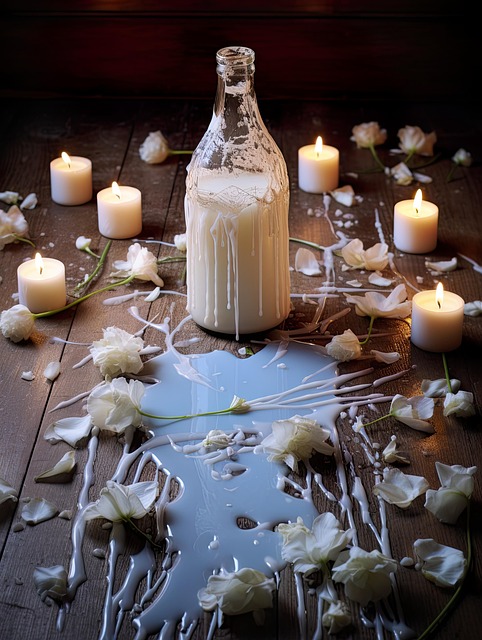 Free ai generated candle occult illustration