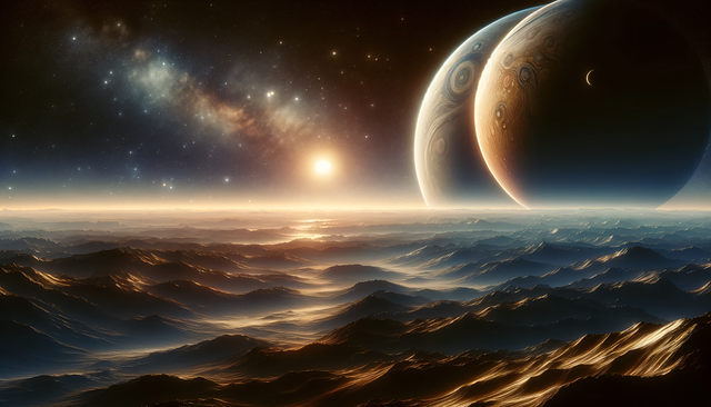 Free ai generated planets astronomy illustration