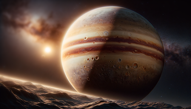 Free ai generated planets astronomy illustration