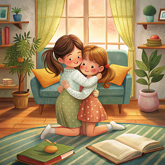 Free Ai Generated Children illustration and picture