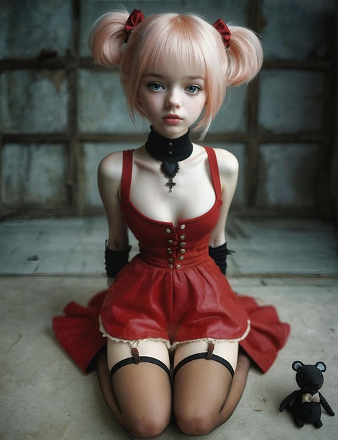 Download free HD stock image of Ai Generated Girl Free ai generated girl gothic illustration