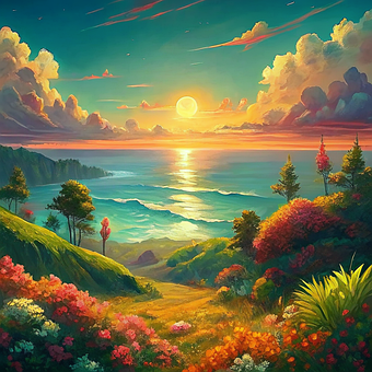 Free Ai Generated Trees illustration and picture