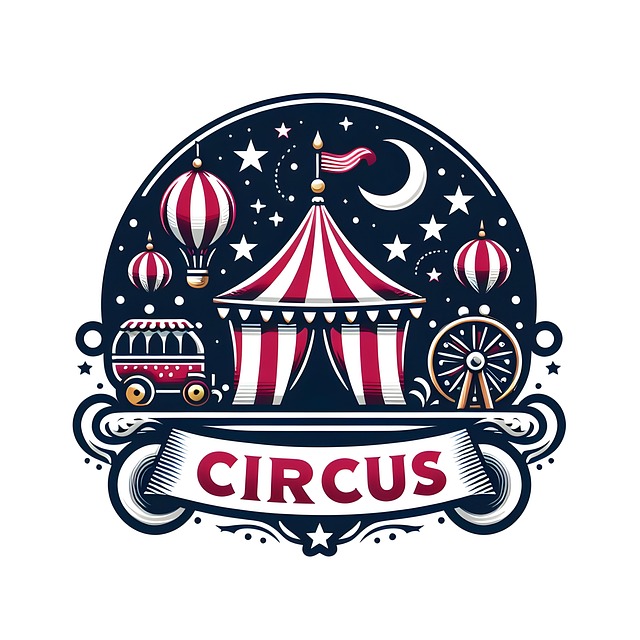Free ai generated circus carousel illustration
