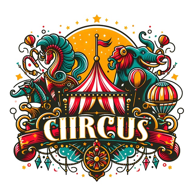 Free ai generated circus tent illustration