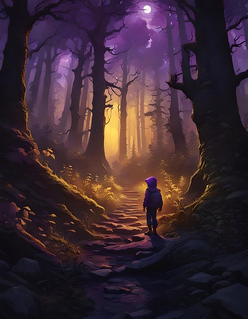 Free ai generated little boy strayed illustration