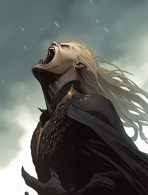 Download free HD stock image of Ai Generated Man Free ai generated man vampire illustration