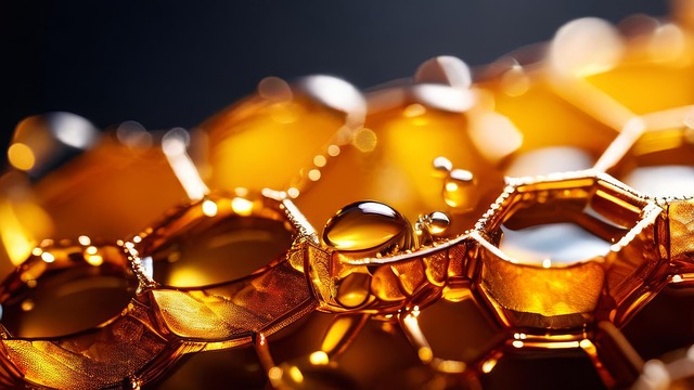 Free ai generated honeycomb honey illustration