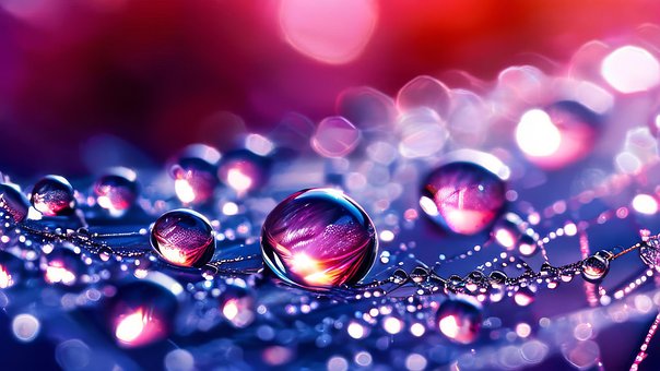 Free Ai Generated Water Droplets illustration and picture