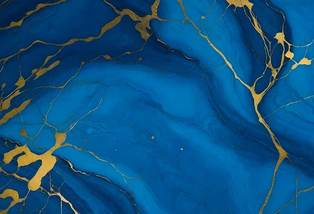 Free ai generated blue marble illustration