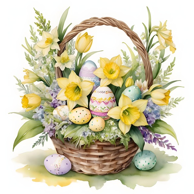 Free easter scott eggs illustration