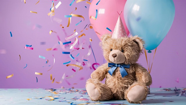 Download free HD stock image of Ai Generated Children'S Birthday Party Free ai generated children's birthday party party illustration