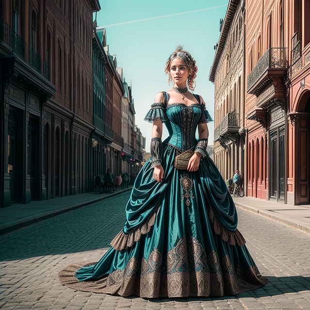 Free ai generated woman street illustration