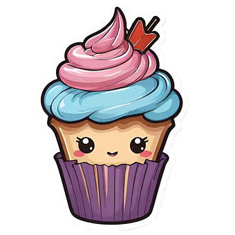 Free Ai Generated Cupcake illustration and picture