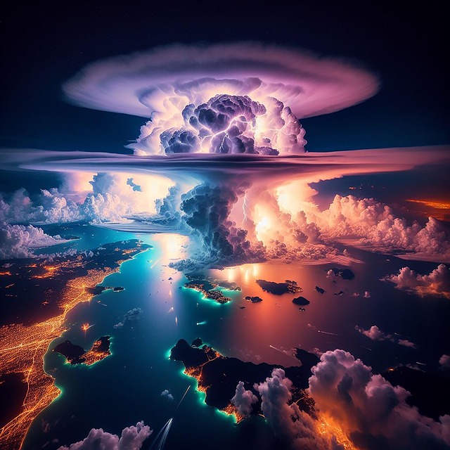 Free Sky Thunderstorm illustration and picture