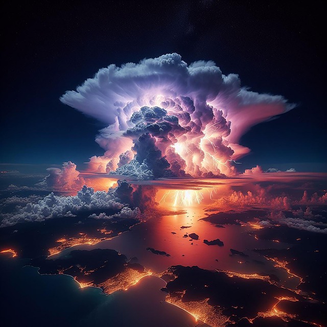 Free Sky Thunderstorm illustration and picture