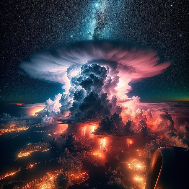 Free Sky Thunderstorm illustration and picture