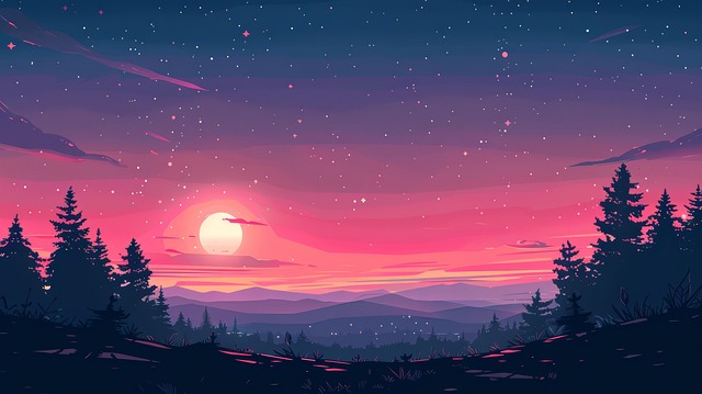 Ai Gegenereerd, Nacht, Berg, Natuur